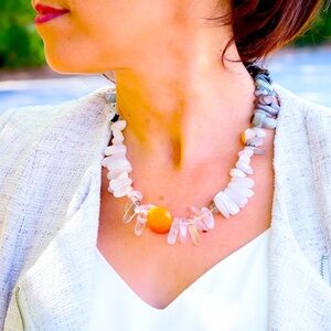 Boho Turmaline, Labradorite, Crystal & the Carnelian Gemstone